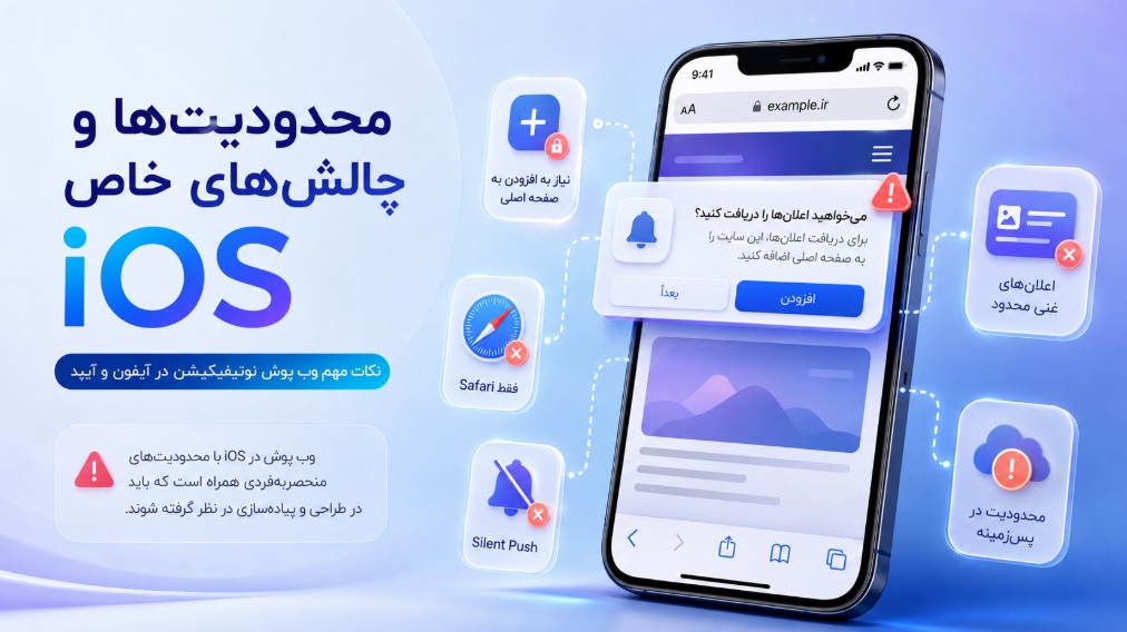 حدودیت‌ها و چالش‌های خاص iOS
