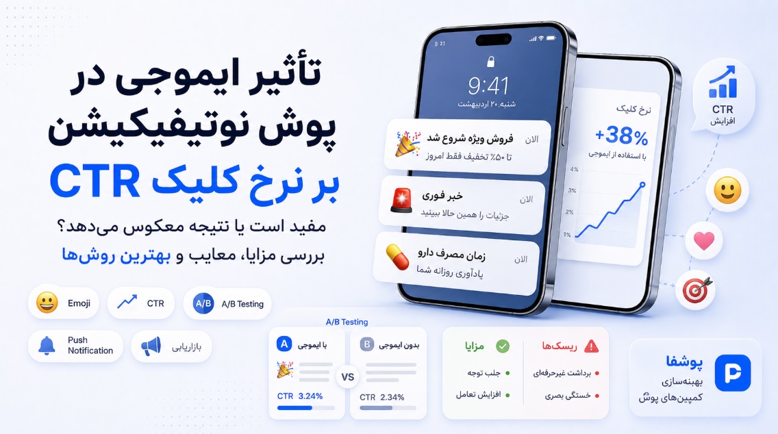 ایموجی در پوش نوتیفیکیشن