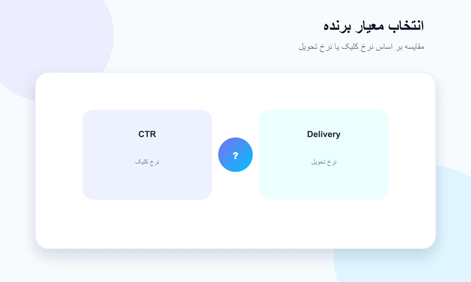معیار انتخاب نسخه برنده در تست A/B پوشفا